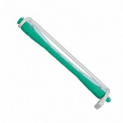 BIGUDÍES VERDE-BLANCO 6mm PACK-12uni