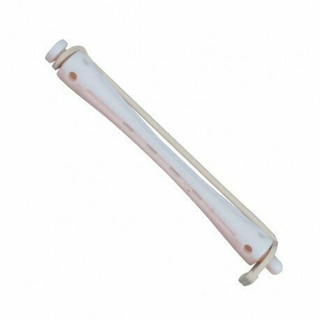 BIGUDÍES ROSA-BLANCO 6,5mm PACK-12uni