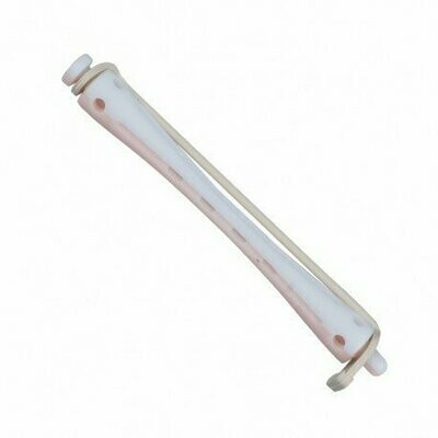 BIGUDÍES ROSA-BLANCO 6,5mm PACK-12uni