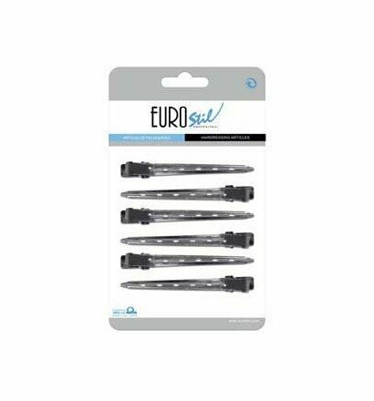PINZA METALICA GRANDE CURVADA 6uni
