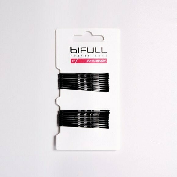 BIFULL HORQUILLA CLIP ONDULADO NEGRO 51mm 18ud
