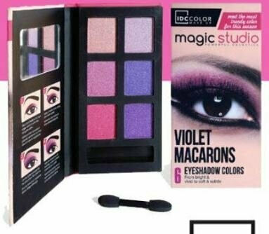 IDC COLOR MAGIC STUDIO MACARONS 6 EYESHADOW VIOLET