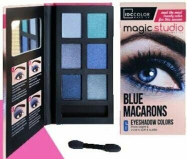 IDC COLOR MAGIC STUDIO MACARONS 6 EYESHADOW BLUE