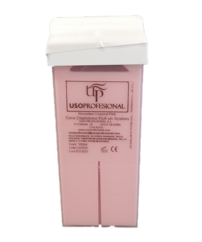 USO PROFESIONAL CERA ROLON ROSA 100ml