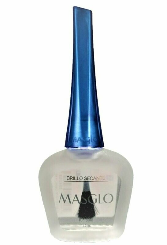 MASGLO ESMALTE UÑAS BRILLO SECANTE 13.5ML
