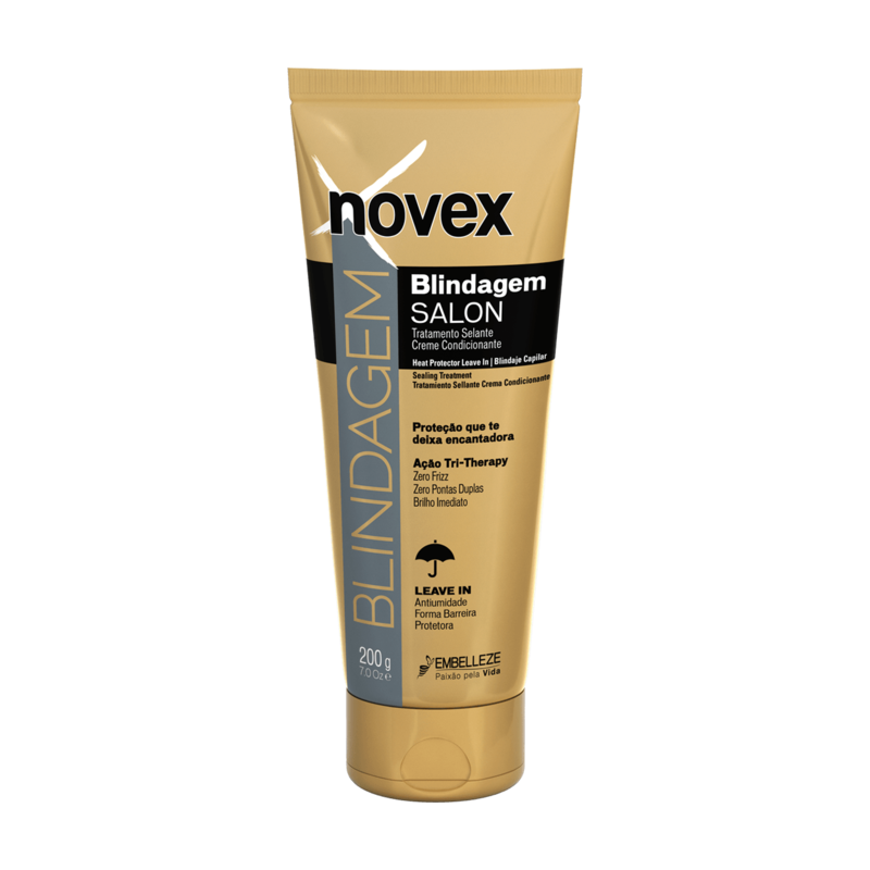 NOVEX GOLD BLINDAGEM CAPILAR LEVE-IN 200GR