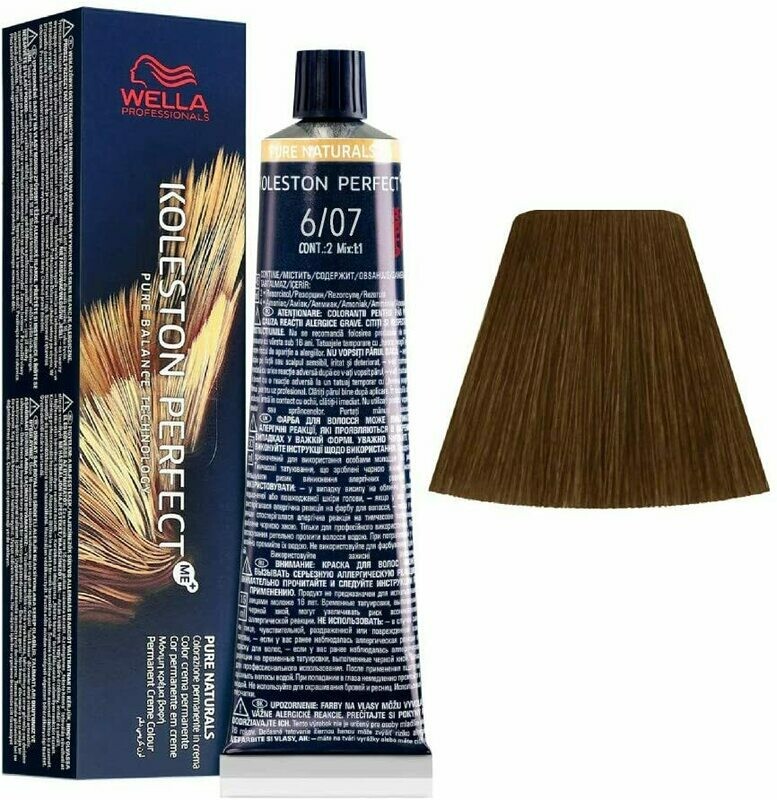WELLA TINTE KOLESTON PERFECT ME+ 6/07 RUBIO OSCURO NATURAL MARRON