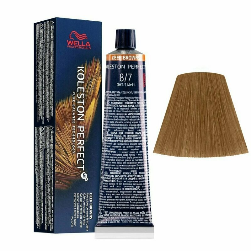 WELLA TINTE KOLESTON PERFECT ME+ 8/7 RUBIO CLARO MARRON