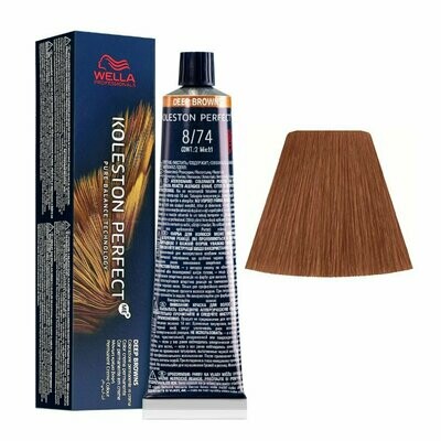 WELLA TINTE KOLESTON PERFECT ME+ 8/74 RUBIO CLARO MARRON COBRIZO