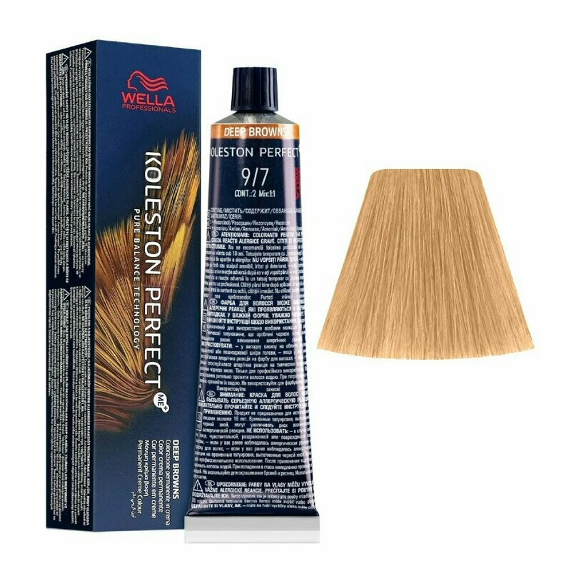 WELLA TINTE KOLESTON PERFECT ME+ 9/7 RUBIO MUY CLARO MARRON