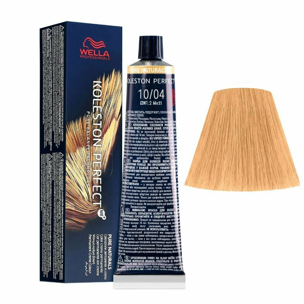 WELLA TINTE KOLESTON PERFECT ME+ 10/04 RUBIO SUPER CLARO NATURAL COBRIZO