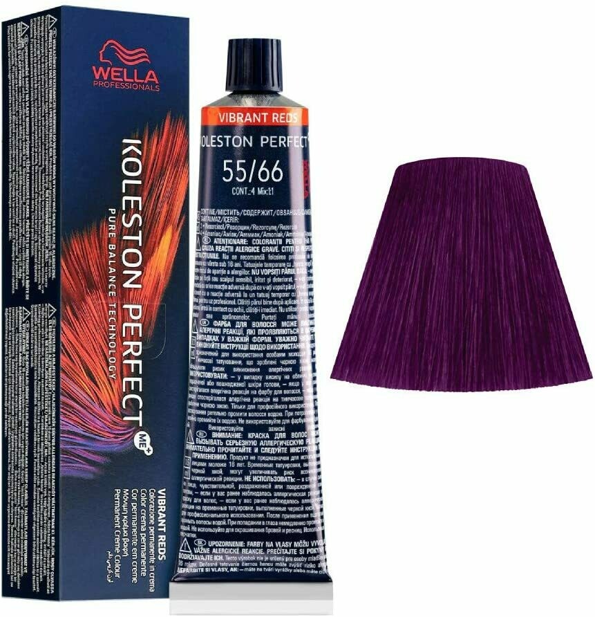 WELLA TINTE KOLESTON PERFECT ME+ 55/66 CASTAÑO CLARO VIOLETA INTENSO