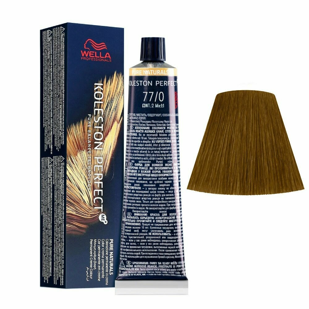 WELLA TINTE KOLESTON PERFECT ME+ 77/0 RUBIO MEDIO INTENSO