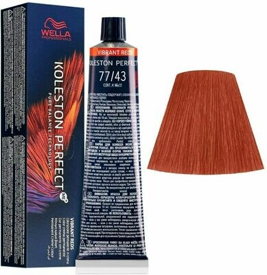 WELLA TINTE KOLESTON PERFECT ME+ 77/43 RUBIO MEDIO COBRIZO DORADO