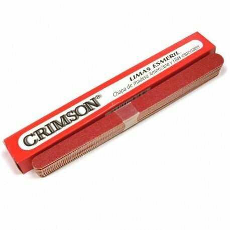 LIMA CRIMSON ESMERIL LARGAS 10UNID