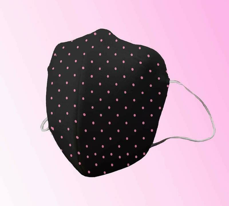 MASCARILLA REUTILIZABLE BLACK & ROSA HOMOLOGADA ADULTO