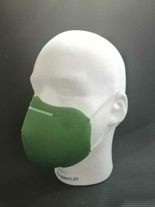MASCARILLA REUTILIZABLE MILITAR HOMOLOGADA ADULTO