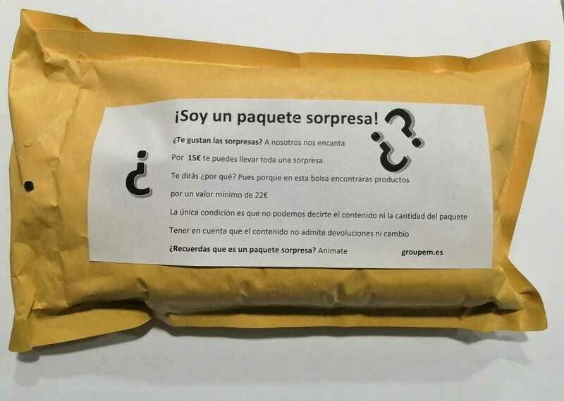 ¡Soy un paquete sorpresa!