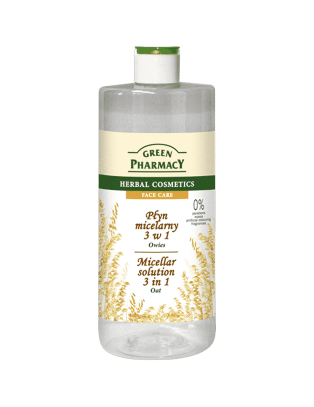 GREEN PHARMACY AGUA MICELAR AVENA 3 EN 1 500 ML