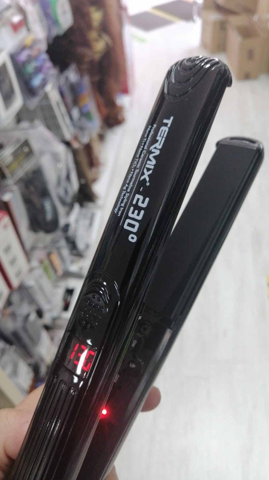 TERMIX 230 PLANCHA HIGH KERATIN BLACK