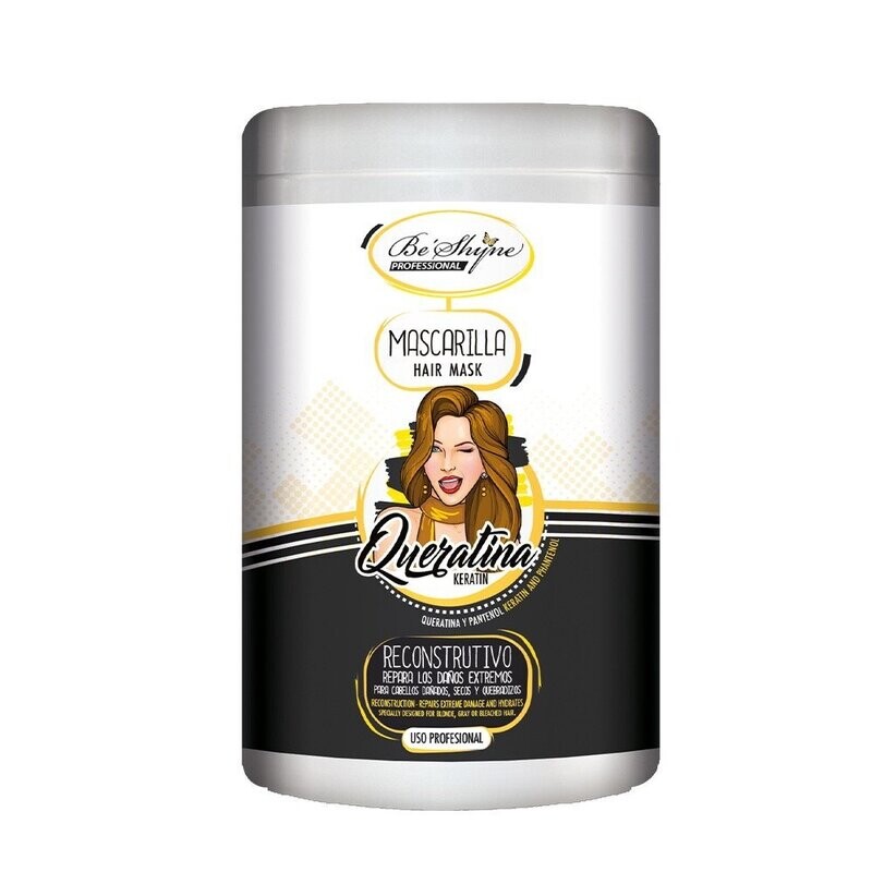BE SHYNE MASCARILLA QUERATINA 1K