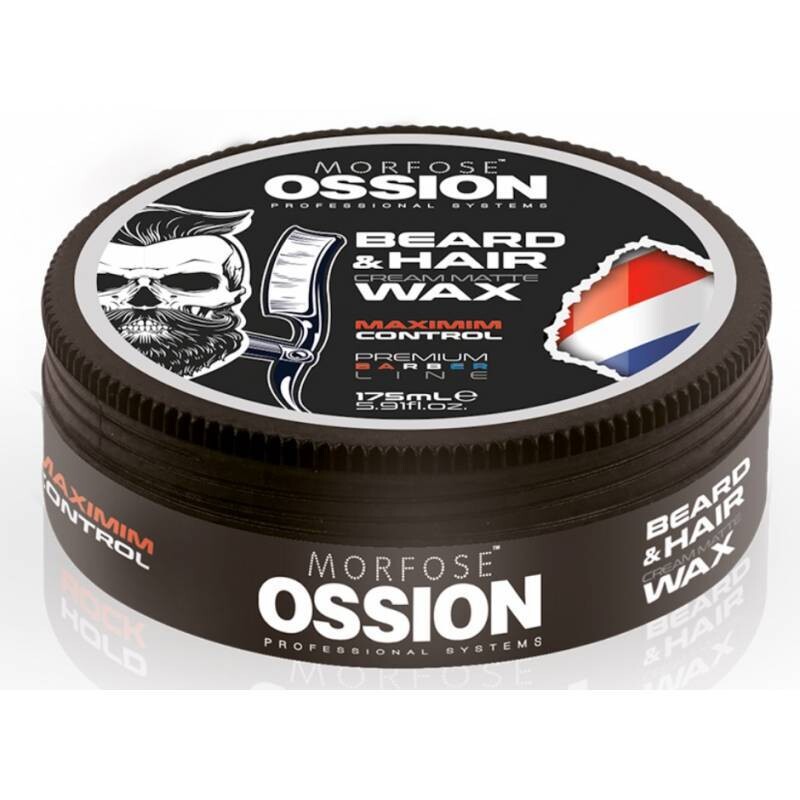 OSSION PREMIUM BARBER LINE 175ML HAIR&BEARD CREAM MATTE WAX