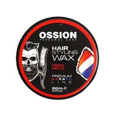 OSSION PREMIUM BARBER LINE 60ML HAIR WAX MEGA HOLD