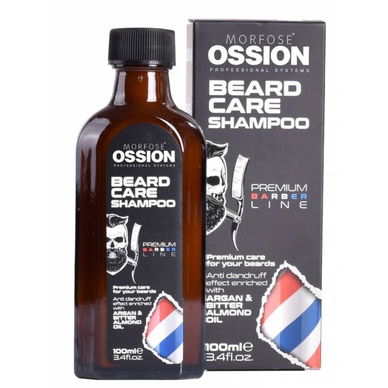 OSSION PREMIUM BARBER LINE BEARD CARE SHAMPOO 100 ML