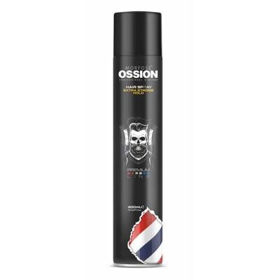OSSION PREMIUM BARBER LINE 400ML EXTRA STRONG HOLD HAIR SPRAY
