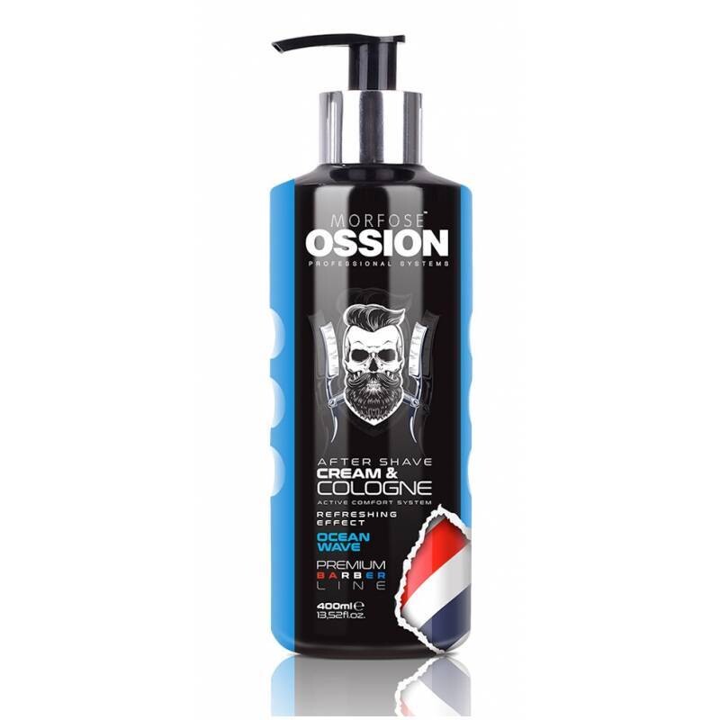 OSSION PREMIUM BARBER LINE 400ML FACE CREAM&COLOGNE OCEAN WAVE