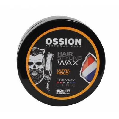OSSION PREMIUM BARBER LINE 60ML HAIR WAX ULTRA HOLD