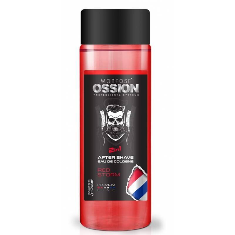 OSSION AFTER SHAVE EAU DE COLOGNE  400ML RED STORM