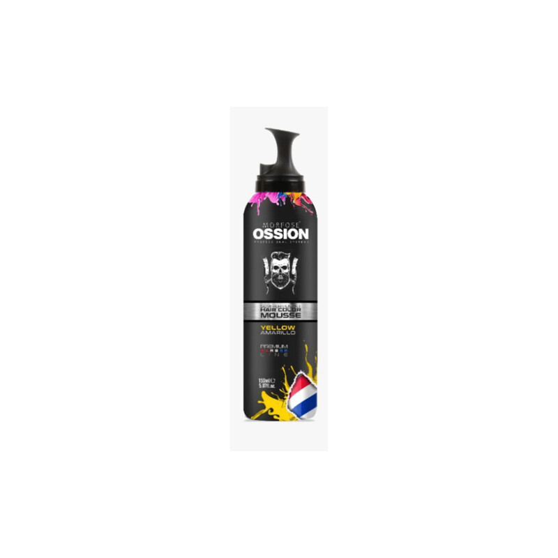 OSSION  SEMI PERMANENT HAIR COLOR MOUSSE YELOW 150 ML