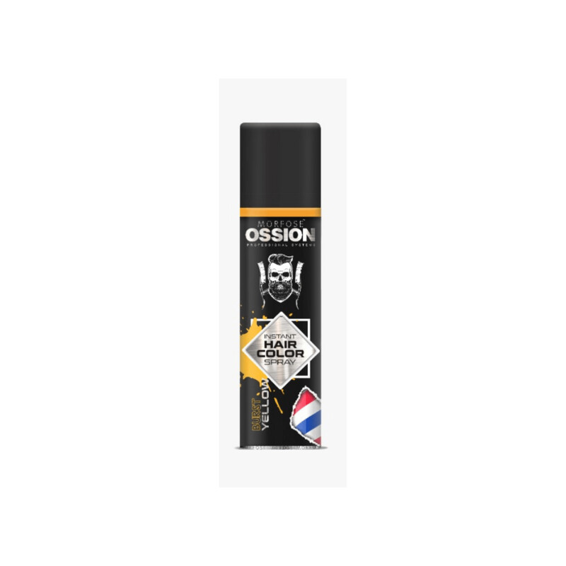 OSSION INSTANT HAIR COLOR SPRAY BURST YELLOW  150 ML