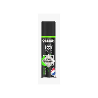 OSSION INSTANT HAIR COLOR SPRAY EMERLAND GREEN 150 ML