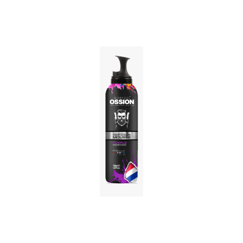 OSSION  SEMI PERMANENT HAIR COLOR MOUSSE PURPLE 150 ML