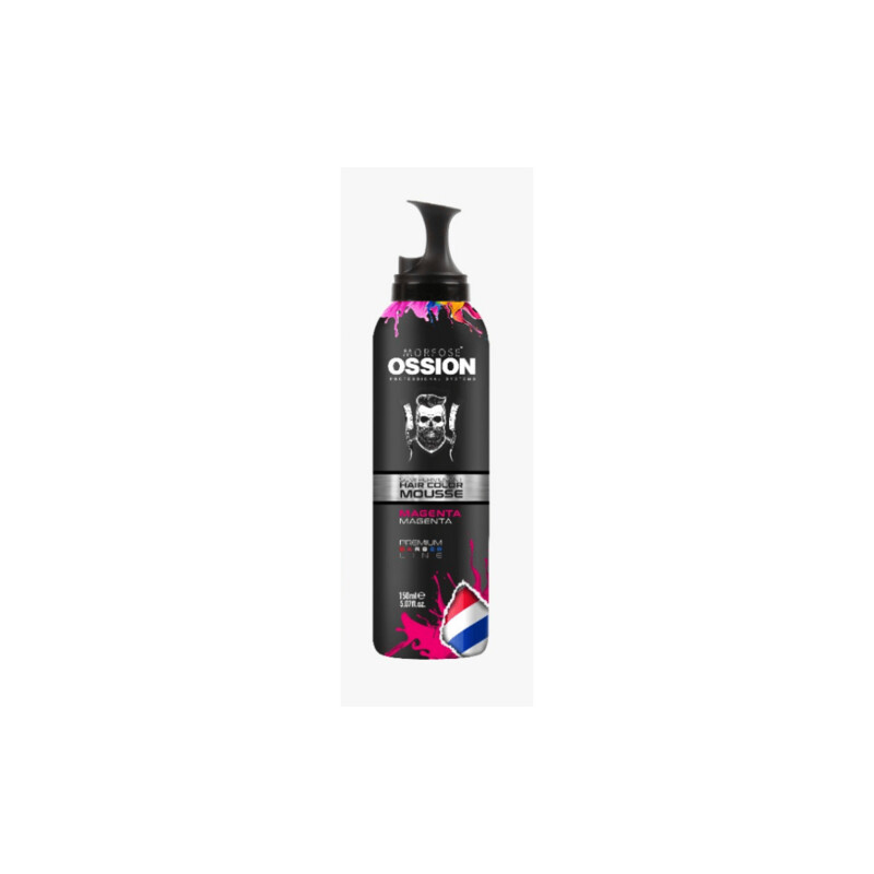 OSSION  SEMI PERMANENT HAIR COLOR MOUSSE MAGENTA 150 ML