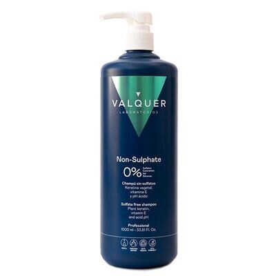 VALQUER Champú Reparador para cabello dañado - 0% Sin Sulfatos 1L
