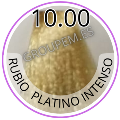 TINTE RUBIO PLATINO INTENSO DE PELO PROFESIONAL FANOLA 10.00