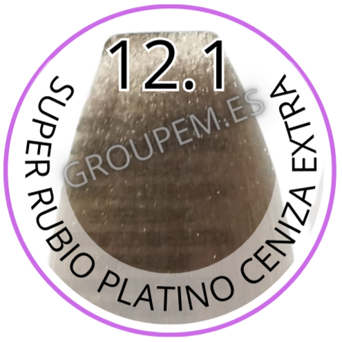 TINTE SUPER RUBIO PLATINO CENIZA EXTRA DE PELO PROFESIONAL FANOLA 12.1 100ml