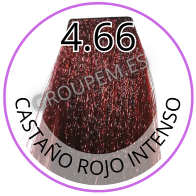 TINTE CASTAÑO ROJO INTENSO DE PELO PROFESIONAL FANOLA 4.66 100ml