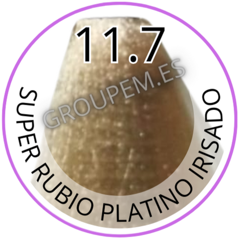 TINTE SUPER RUBIO PLATINO IRISADO DE PELO PROFESIONAL FANOLA 11.7 100ml