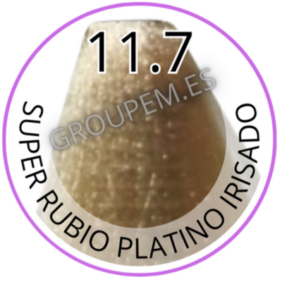 TINTE SUPER RUBIO PLATINO IRISADO DE PELO PROFESIONAL FANOLA 11.7 100ml