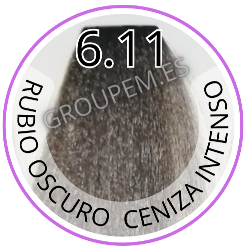 TINTE RUBIO OSCURO CENIZA INTENSO DE PELO PROFESIONAL FANOLA 6.11 100ml