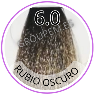 TINTE RUBIO OSCURO DE PELO PROFESIONAL FANOLA 6.0 100ml