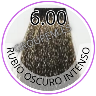 TINTE RUBIO OSCURO INTENSO DE PELO PROFESIONAL FANOLA 6.00 100ml
