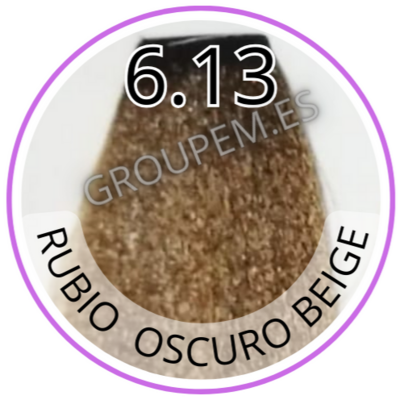 TINTE RUBIO OSCURO BEIGE DE PELO PROFESIONAL FANOLA 6.13 100ml