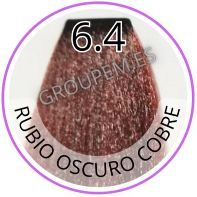 TINTE RUBIO OSCURO COBRE DE PELO PROFESIONAL FANOLA 6.4 100ml