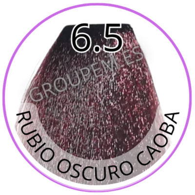 TINTE RUBIO OSCURO CAOBA DE PELO PROFESIONAL FANOLA 6.5 100ml