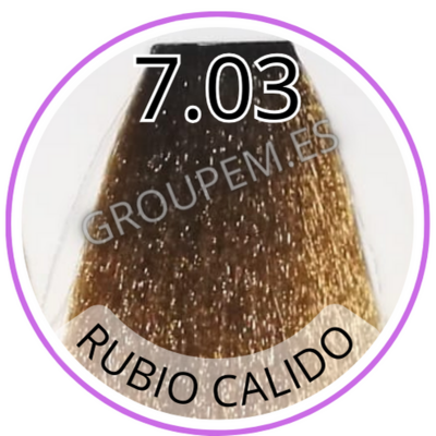 TINTE RUBIO CALIDO DE PELO PROFESIONAL FANOLA 7.03 100ml